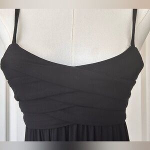 Donna Ricco Strappy Maxi‎ Dress Wrap Look Bodice Small